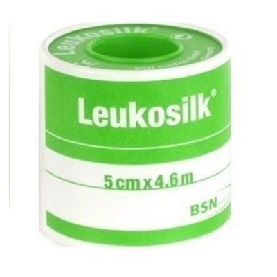 LEUKOSILK 5CMX4,6M 1024