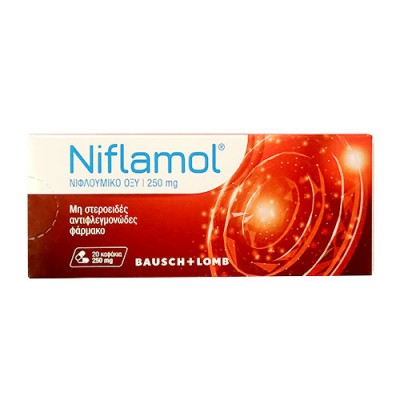 NIFLAMOL CAPS 20 X 250MG