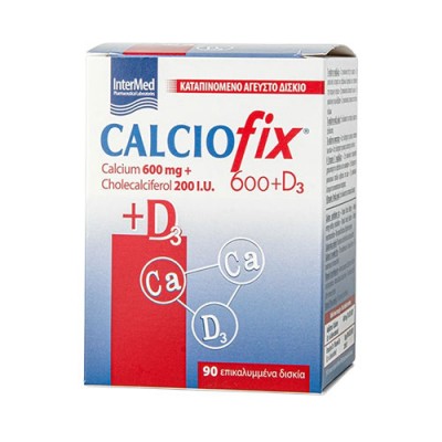 CALCIOFIX TABL 600MG+(200)X90