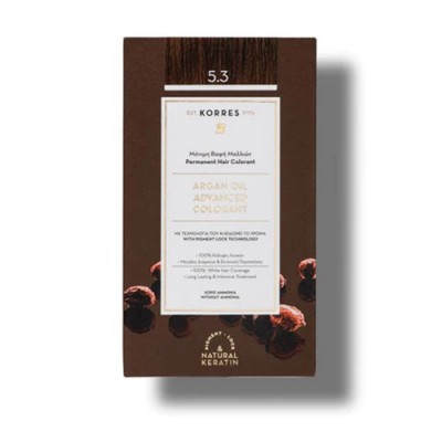 KORRES ARGAN COLOR N5.3 HONEY LIGHT BROWN