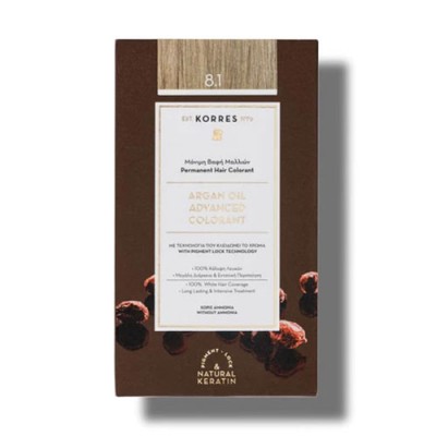 KORRES ARGAN COLOR N8.1 LIGHT BLONDE