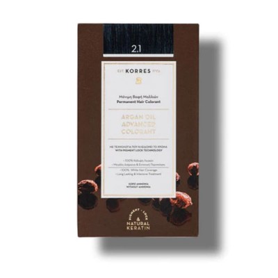 KORRES ARGAN COLOR N2.1 BLUE BLACK