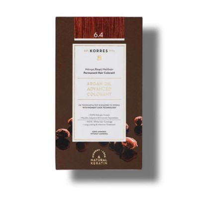 KORRES ARGAN COLOR N6.40 DARK BLONDE ΧΑΛΚΙΝΟ