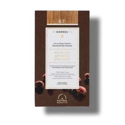 KORRES ARGAN COLOR N8.7 TOFFEE