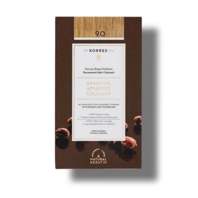 KORRES ARGAN COLOR N9 VERY LIGHT BLONDE