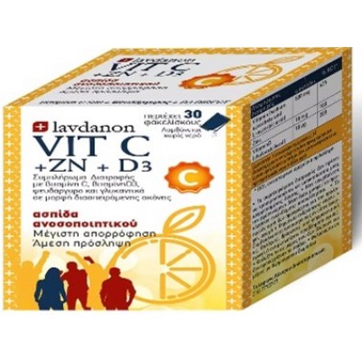 LAVDANON VIT C+ ZN+D3 30SACH 