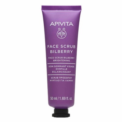 APIVITA FACE SCRUB ΜΥΡΤΙΛΟ 50ML ΠΡΟΣΩΠ ΛΑΜΨΗ ΑΠΟΛΕΠ BILBERRY