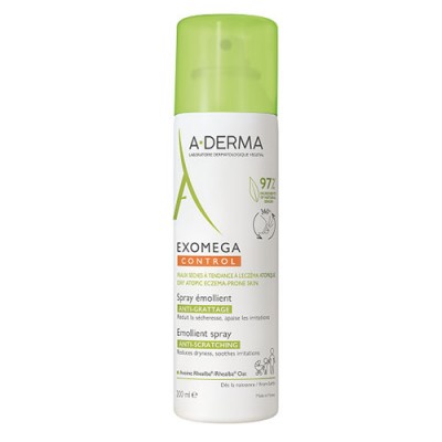 A-DERMA EXOMEGA CONTROL EMOL SPRAY 200ML ΚΝΗΣΜΟ ΑΤΟΠΙΚ ΠΡΟΣΩΠ ΣΩΜΑ ΒΡΕΦΗ ΠΑΙΔΙΑ ΕΝΗΛ