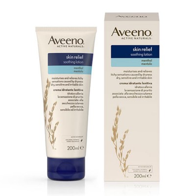 AVEENO SKIN RELIEF BODY LOT MENTA 200ML MENTHOL LENITIVA