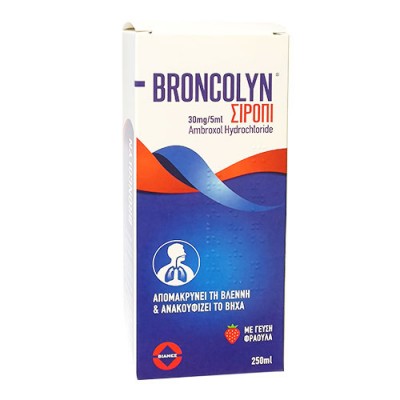 BRONCOLYN SYR 30MG/5ML FLΧ250ML
