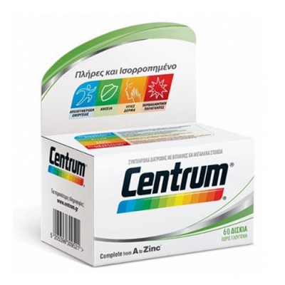 CENTRUM TAB A-ZINC X60