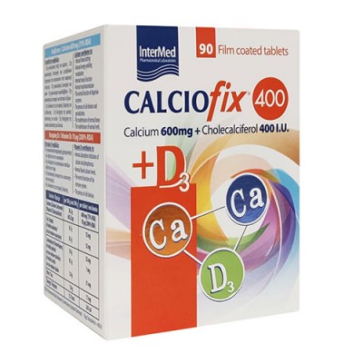 CALCIOFIX F.C TAB 600MG+(400)X90