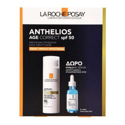 ANTHELIOS PROMO AGE CORRECT SPF50 50ML & ΔΩΡΟ HYALU SER 10ML