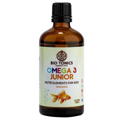 BIOTONICS JUNIOR OMEGA 3 LIQUID 400IU 100ML