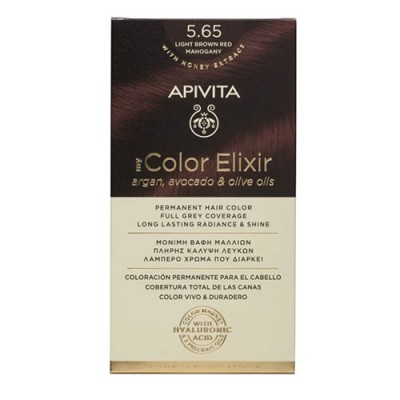 APIVITA COLOR ELIXIR N5.65 ΚΑΣΤ ΑΝΟΙΧΤΟ ΚΟΚΚΙΝΟ ΜΑΟΝΙ