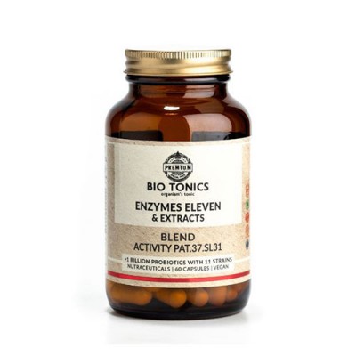 BIOTONICS DIGESTIVE ELEVEN ENZYMES 310MG 60VEG CAPS