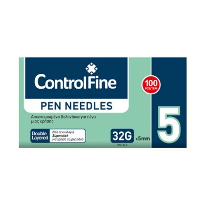 ΒΕΛΟΝΕΣ ΓΙΑ ΠΕΝΝΕΣ CONTROLFINE 5MM 32G 100TEM