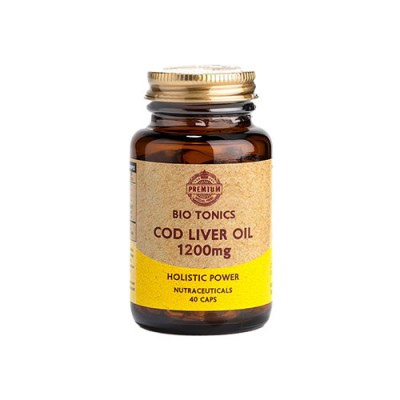 BIOTONICS PREMIUM COD LIVER OIL 1200MG 40CAPS