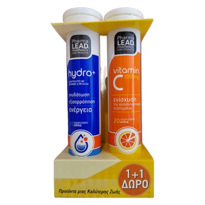 PHARMALEAD 1+1 HYDRO+ΑΝΑΒ VIT C 1000MG