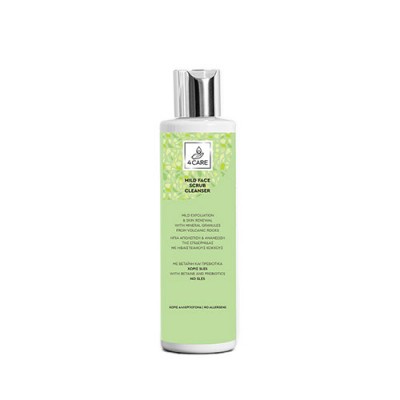 4CARE MILD FACE SCRUB CLEANSER 200ML