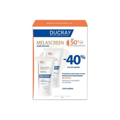DUCRAY SUN PROMO DUO MELASCREEN CREME ANT-TACHES SPF 50 (-40% ΣΤΟ ΔΕΥΤΕΡΟ) 