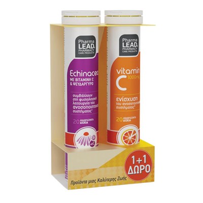PHARMALEAD 1+1 EFF ECHINACEA+VIT C 1000