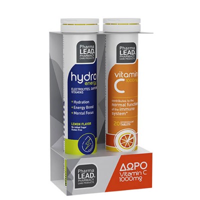 PHARMALEAD 1+1 EFF HYDRO VITAMIN+VIT C 1000 