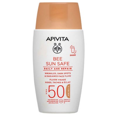 APIVITA SUN BSF DRY TOUCH FACE TINTED SPF50 50ML