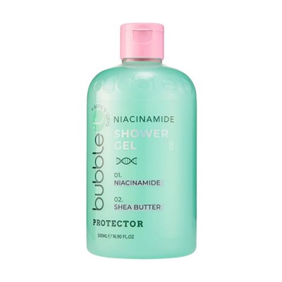 BUBBLE T SHOWER GEL NIACINAMIDE 500ML