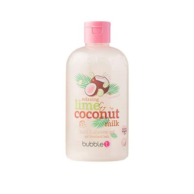 BUBBLE T BATH & SHOWER GEL LIME & COCONUT MILK 500M