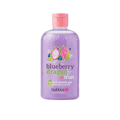 BUBBLE T BATH & SHOWER GEL BLUEBERRY & DRAGONFRUIT 500M