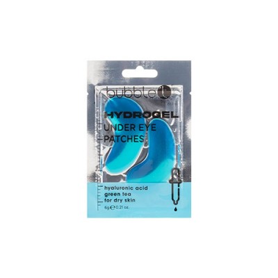 BUBBLE T HYDROGEL UNDER EYE PATCHES HYALU ACID&GREEN TEA 6G