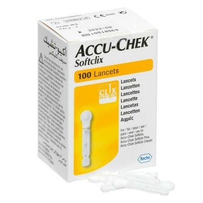 ACCUCHEK SOFTCLIX LANCET X100