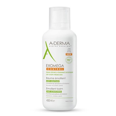 A-DERMA EXOMEGA BAUME 400ML CONTR EMOL POMPE ΕΝΤΟΝΗ ΞΗΡΟΤΗΤ ΠΡΟΣΩΠ ΣΩΜΑ ΒΡΕΦΗ ΠΑΙΔΙΑ ΕΝΗΛΙΚ 