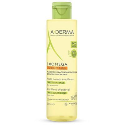 A-DERMA EXOMEGA CONTROL HUILE LAVANTE EMOL  200ML ΕΛΑΙΟ  ΚΑΘΑΡΙΣΜ