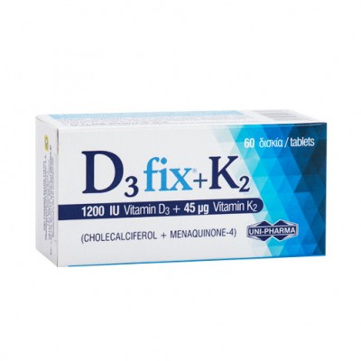 D3 FIX 1200IU + K2 45MCG 60TABS