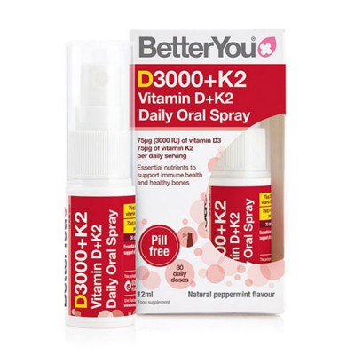 BETTERYOU DLUX VIT.D+K2 ORAL SPRAY 12ML