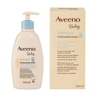 AVEENO BABY DERMEXA MOIST BODY WASH 300GR_ ΑΤΟΠΙΚΗ ΔΕΡΜΑΤ_