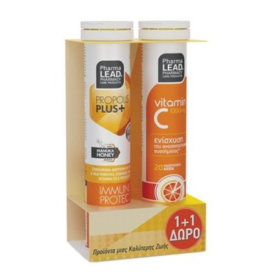 PHARMALEAD 1+1 EFF PROPOLIS PLUS+ VIT C 1000