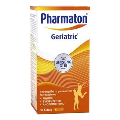 PHARMATON GERIATRIC CAPLETS 40MG BTX30