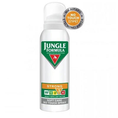 JUNGLE FORMULA SOFTCARE NO TOUCH 125ML SPRAY ΕΝΗΛ ΠΑΙΔΙΑ 3+ΕΤΩΝ