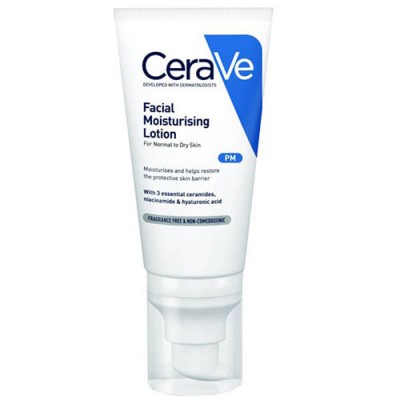 CERAVE FACE CREAM 52ML FACIAL MOIST LOTION NORMAL DRY SKIN 