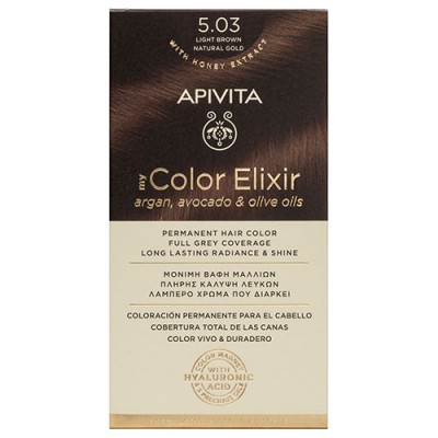 APIVITA COLOR ELIXIR N5.03 ΚΑΣΤΑΝΟ ΑΝΟΙΧΤΟ ΦΥΣΙΚΟ